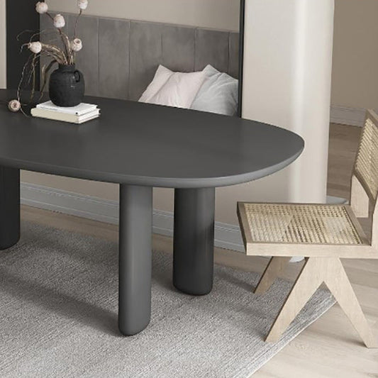 Bureau de bureau industriel gris Pine Écriture de bureau Parsons 29,5 "de haut