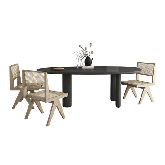 Bureau de bureau industriel gris Pine Écriture de bureau Parsons 29,5 "de haut