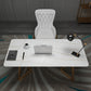 Moderne stijl werktafel gesinterde steenwit Writing Bureau