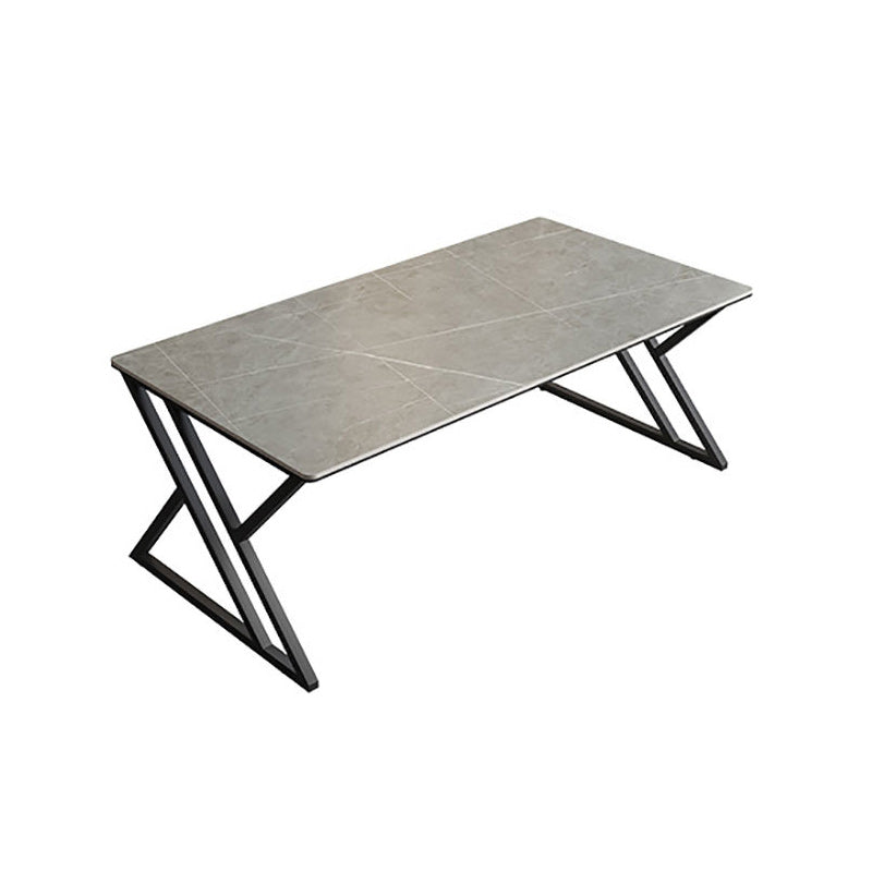 29 "H industriale scrivania da ufficio rettangolare scrivania da taupe scuro