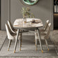 Wood Base Dining Table Contemporary Extendable Dinner Table for Home Clearhalo 'Dining Tables & Seating' 'Dining Tables' 'dining_table' 'furn' 'furn_dining_table' 'Furniture' 'Kitchen & Dining Furniture' 6154783
