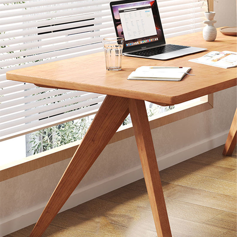 Mesa de cena de madera contemporánea 4 patas de comedor para uso doméstico