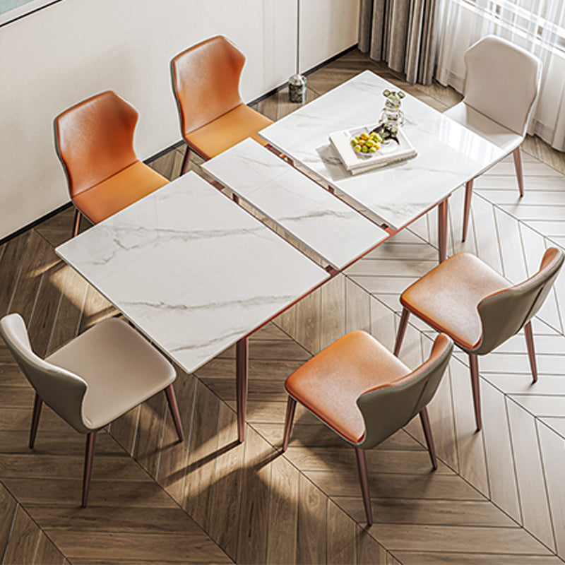 Simplicité Table de cuisine en pierre fritrée Home Drinage extensible