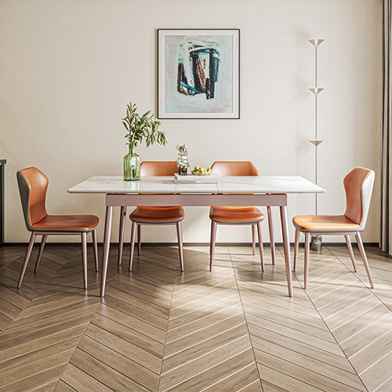 Simplicité Table de cuisine en pierre fritrée Home Drinage extensible