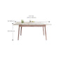 Simplicité Table de cuisine en pierre fritrée Home Drinage extensible