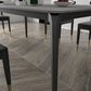 Iron and Slate Table Glam Style Home Rectangular Living Room Dining Table