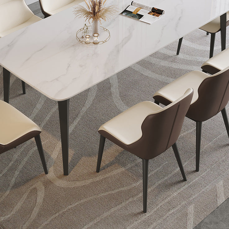 Tavolo da pranzo rettangolo industriale Sinterizzato Sinterizzato Tavolo da cucina fissa