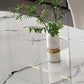 Luxury Rectangle Fixed Dining Table Sintered Stone Home Kitchen Table with 4 Legs