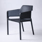 Chaise de restauration de cuisine contemporaine fauteuil en plastique