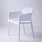Chaise de restauration de cuisine contemporaine fauteuil en plastique