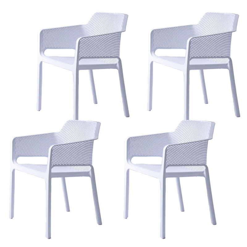 Chaise de restauration de cuisine contemporaine fauteuil en plastique