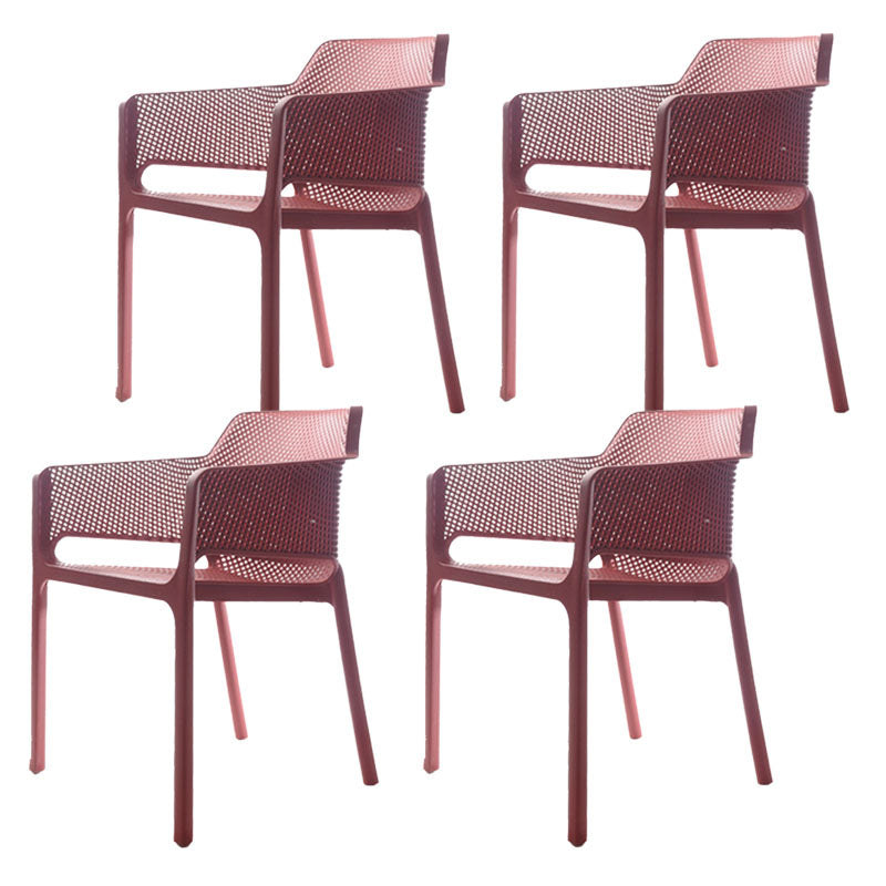 Chaise de restauration de cuisine contemporaine fauteuil en plastique