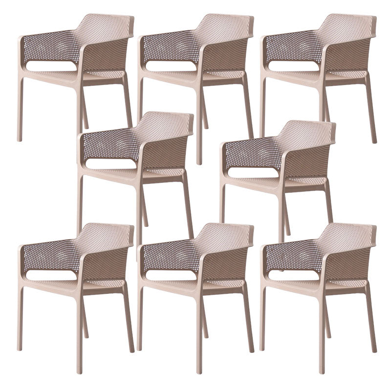 Chaise de restauration de cuisine contemporaine fauteuil en plastique