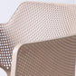 Chaise de restauration de cuisine contemporaine fauteuil en plastique
