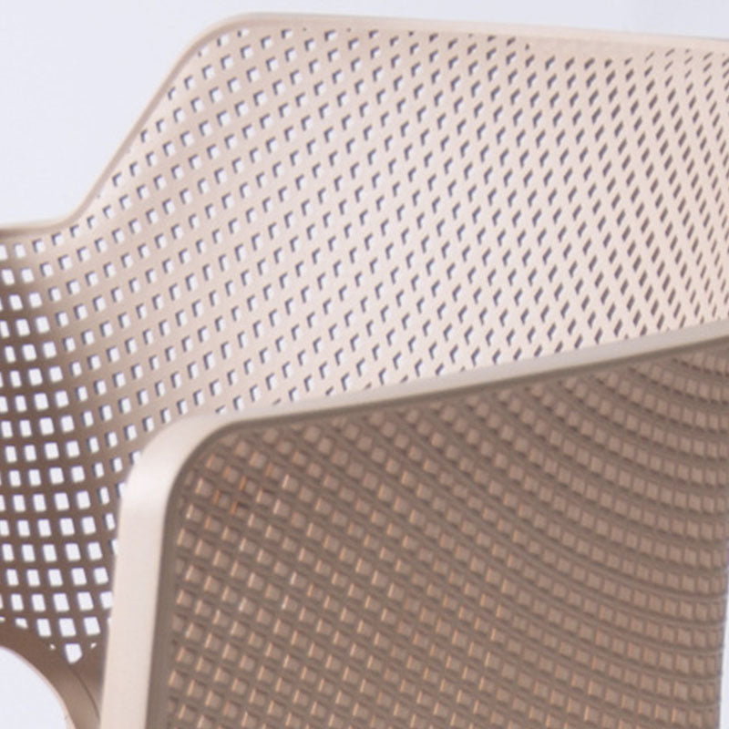 Chaise de restauration de cuisine contemporaine fauteuil en plastique