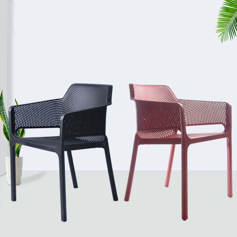 Chaise de restauration de cuisine contemporaine fauteuil en plastique
