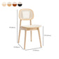 Open Back Side Chair Wood Industrial Style Dining Room Chair