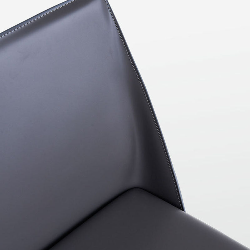 Eigentijdse keuken eetkamerstoel faux lederen zijstoel