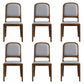 Open Back Side Chair Wood Industrial Style Dining Room Chair for Home 6 Piece Set Clearhalo 'Dining Chairs' 'Dining Tables & Seating' 'dining_chair' 'furn' 'furn_dining_chair' 'Furniture' 'Kitchen & Dining Furniture' 6155582