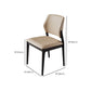 Open Back Side Chair Industrial Style Wood Dining Room Chair