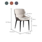 Contemporary Faux Leather Dining Chair Wingback Parsons Chair for Home Use