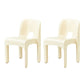 Moderne armloze eetkamerstoel Open Back Side Plastic Chair voor restaurant