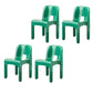 Moderne armloze eetkamerstoel Open Back Side Plastic Chair voor restaurant