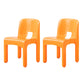 Moderne armloze eetkamerstoel Open Back Side Plastic Chair voor restaurant