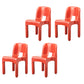 Moderne armloze eetkamerstoel Open Back Side Plastic Chair voor restaurant