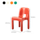 Moderne armloze eetkamerstoel Open Back Side Plastic Chair voor restaurant