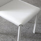 Designer Style Armless Chair Leather Parsons Back Side Chair for Dining Room