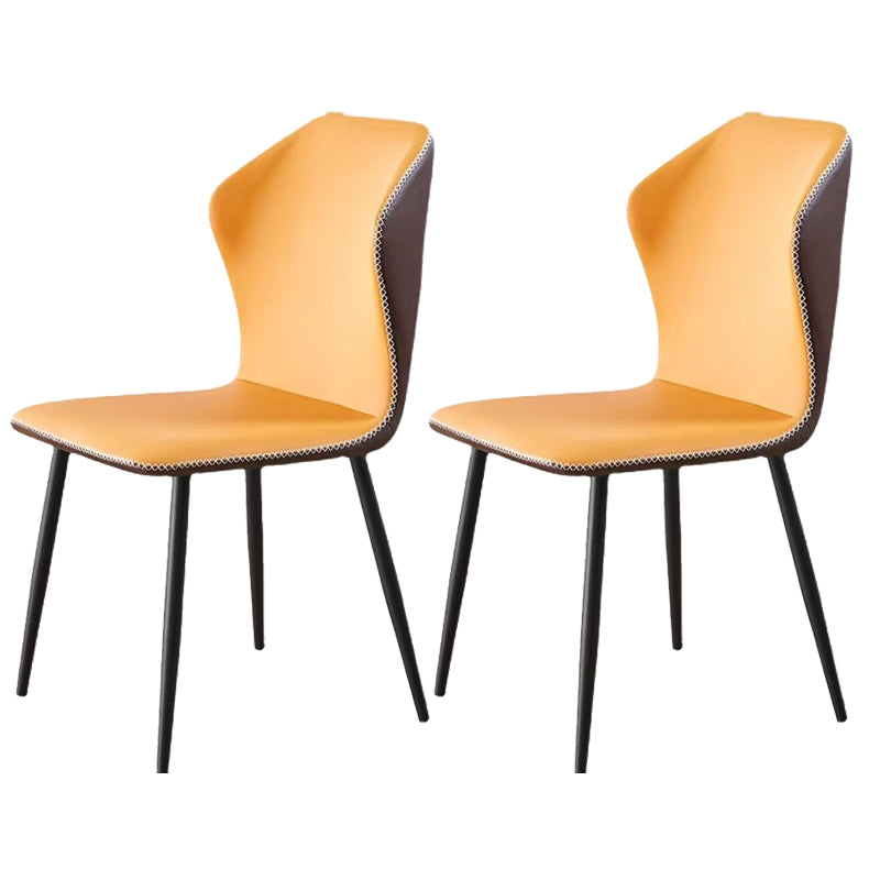 Industriële metalen eetkamerstoel PU Leer eetkamerstoel voor restaurantgebruik