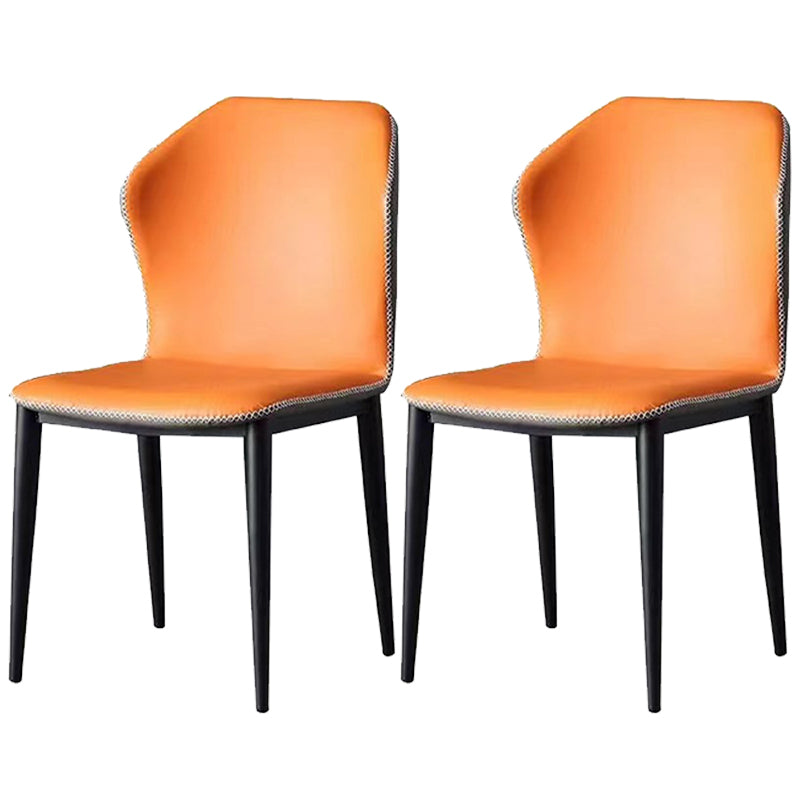 Industriële metalen eetkamerstoel PU Leer eetkamerstoel voor restaurantgebruik