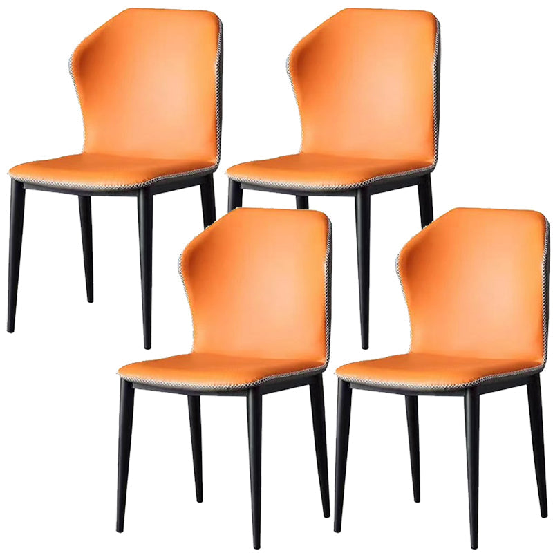 Industriële metalen eetkamerstoel PU Leer eetkamerstoel voor restaurantgebruik