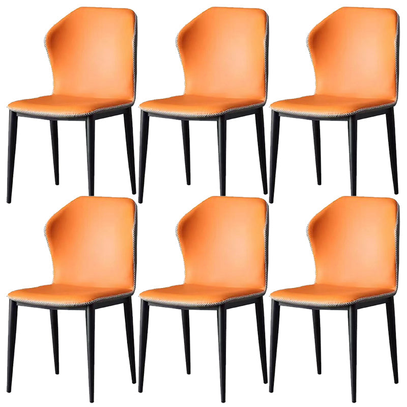 Industriële metalen eetkamerstoel PU Leer eetkamerstoel voor restaurantgebruik