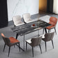 Modern Style Faux Leather Chairs Wingback Arm Chair for Home Use Clearhalo 'Dining Chairs' 'Dining Tables & Seating' 'dining_chair' 'furn' 'furn_dining_chair' 'Furniture' 'Kitchen & Dining Furniture' 6155970