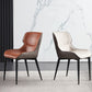 Modern Style Faux Leather Chairs Wingback Arm Chair for Home Use Clearhalo 'Dining Chairs' 'Dining Tables & Seating' 'dining_chair' 'furn' 'furn_dining_chair' 'Furniture' 'Kitchen & Dining Furniture' 6155973