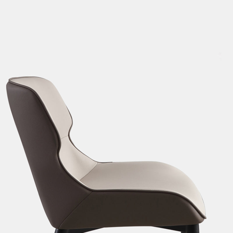 Modern Style Faux Leather Chairs Wingback Arm Chair for Home Use Clearhalo 'Dining Chairs' 'Dining Tables & Seating' 'dining_chair' 'furn' 'furn_dining_chair' 'Furniture' 'Kitchen & Dining Furniture' 6155978