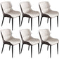Modern Style Faux Leather Chairs Wingback Arm Chair for Home Use White 6 Piece Set Clearhalo 'Dining Chairs' 'Dining Tables & Seating' 'dining_chair' 'furn' 'furn_dining_chair' 'Furniture' 'Kitchen & Dining Furniture' 6155979
