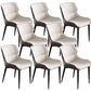 Modern Style Faux Leather Chairs Wingback Arm Chair for Home Use White 8 Piece Set Clearhalo 'Dining Chairs' 'Dining Tables & Seating' 'dining_chair' 'furn' 'furn_dining_chair' 'Furniture' 'Kitchen & Dining Furniture' 6155981