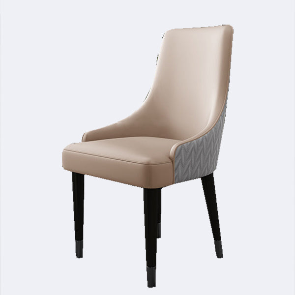 Eigentijdse stoelen stoelen arm eetstoelen met houten benen voor keuken