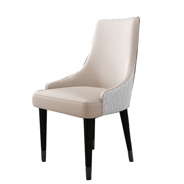 Eigentijdse stoelen stoelen arm eetstoelen met houten benen voor keuken