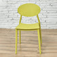 Contemporary Style Armless Chair Plastic Open Back Side Dining Chair for Restaurant