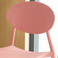 Contemporary Style Armless Chair Plastic Open Back Side Dining Chair for Restaurant