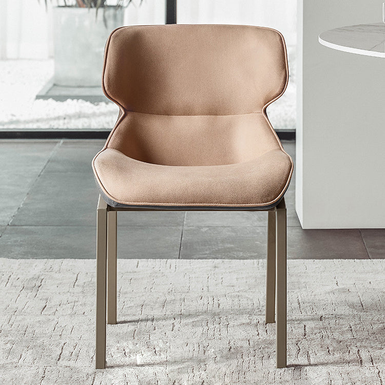 Modern Style Chairs Dining Chairs with Metal Legs for Kitchen Clearhalo 'Dining Chairs' 'Dining Tables & Seating' 'dining_chair' 'furn' 'furn_dining_chair' 'Furniture' 'Kitchen & Dining Furniture' 6156113