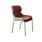 Modern Style Chairs Dining Chairs with Metal Legs for Kitchen Red 1 Piece Clearhalo 'Dining Chairs' 'Dining Tables & Seating' 'dining_chair' 'furn' 'furn_dining_chair' 'Furniture' 'Kitchen & Dining Furniture' 6156115