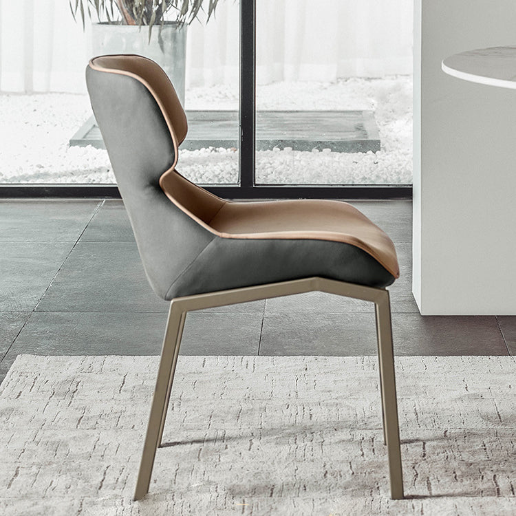 Modern Style Chairs Dining Chairs with Metal Legs for Kitchen Clearhalo 'Dining Chairs' 'Dining Tables & Seating' 'dining_chair' 'furn' 'furn_dining_chair' 'Furniture' 'Kitchen & Dining Furniture' 6156116