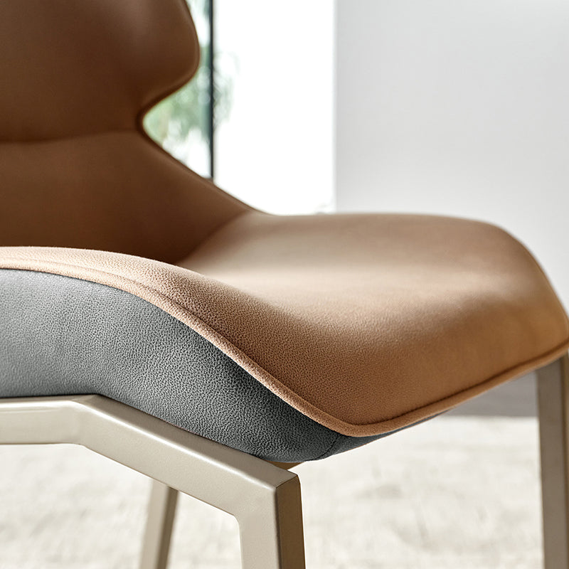 Modern Style Chairs Dining Chairs with Metal Legs for Kitchen Clearhalo 'Dining Chairs' 'Dining Tables & Seating' 'dining_chair' 'furn' 'furn_dining_chair' 'Furniture' 'Kitchen & Dining Furniture' 6156122