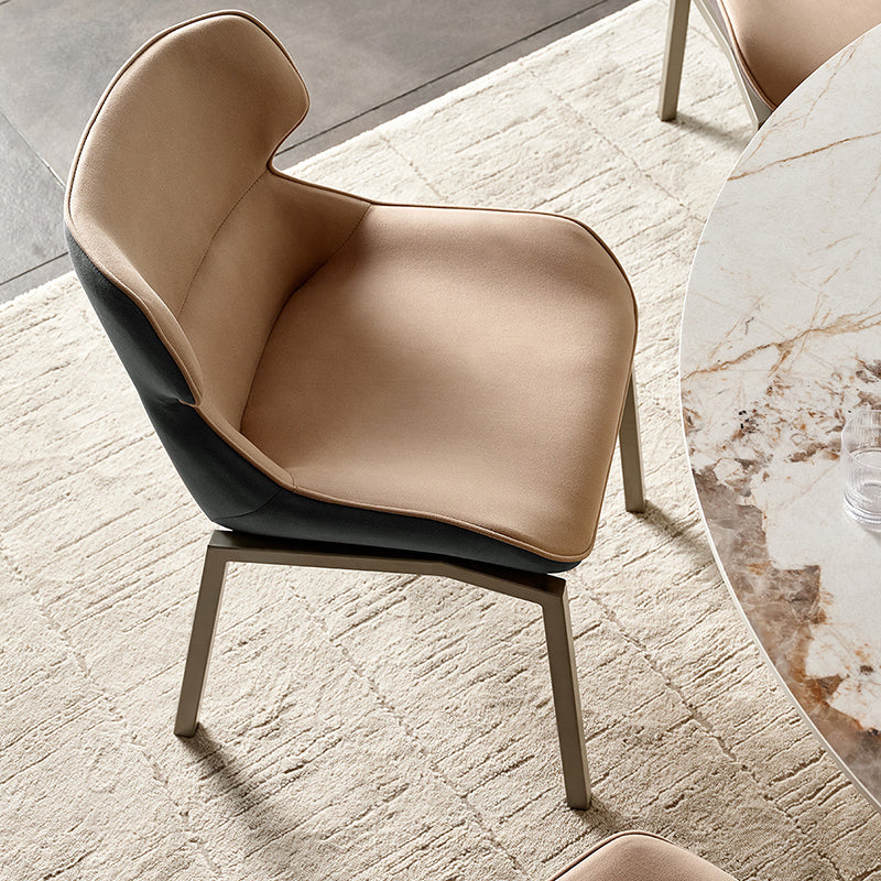 Modern Style Chairs Dining Chairs with Metal Legs for Kitchen Clearhalo 'Dining Chairs' 'Dining Tables & Seating' 'dining_chair' 'furn' 'furn_dining_chair' 'Furniture' 'Kitchen & Dining Furniture' 6156126