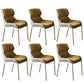 Modern Style Chairs Dining Chairs with Metal Legs for Kitchen Ginger 6 Piece Set Clearhalo 'Dining Chairs' 'Dining Tables & Seating' 'dining_chair' 'furn' 'furn_dining_chair' 'Furniture' 'Kitchen & Dining Furniture' 6156137